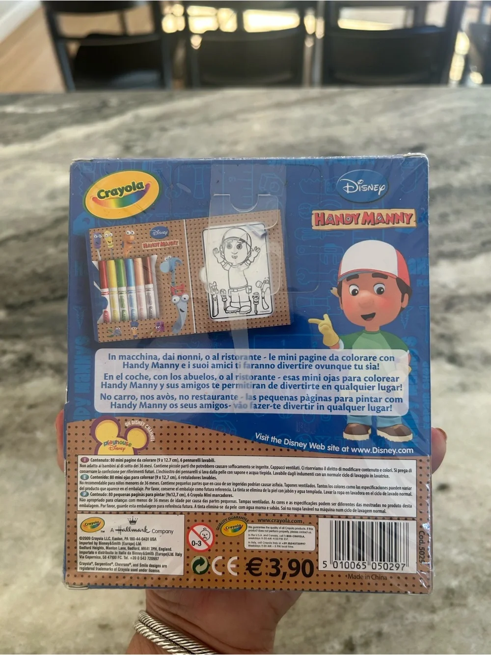 Crayola Handy Manny Mini Coloring Set - Yellow/Green